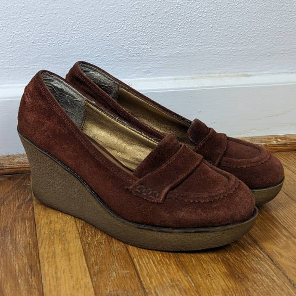 Vintage Y2k Xhilaration Wedge Heels Size 8